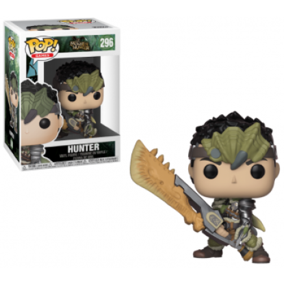 296 Funko POP! Games Monster Hunters - Male Hunter Vinyl Figure 10cm