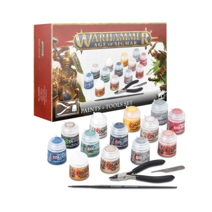 Age Of Sigmar: Paints and tool Set (13+3)