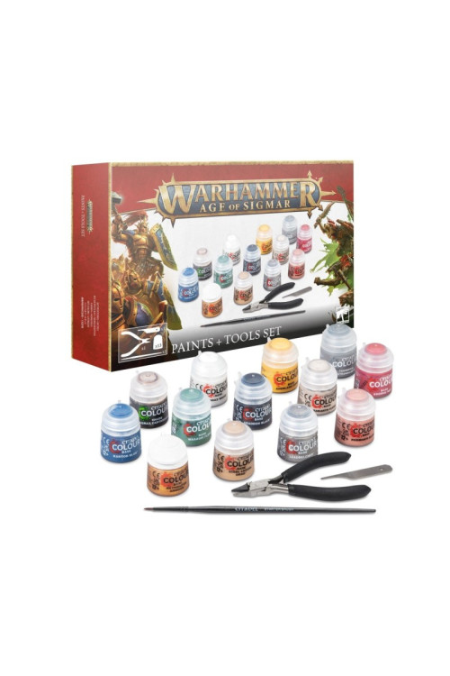 Age Of Sigmar: Paints and tool Set (13+3)