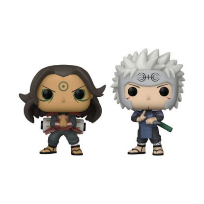 Naruto Shippuden Pack de 2 POP! Animation Vinyl Figuras Hashirama & Tobirama 9 cm