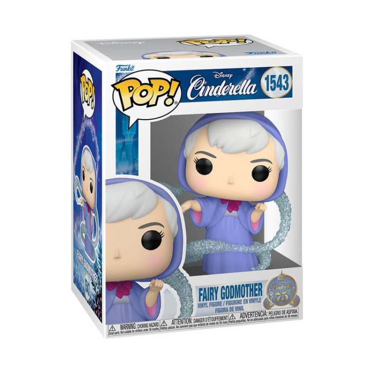 Cinderella 75th Anniversary POP! Disney Vinyl Figura Fairy GM 9 cm