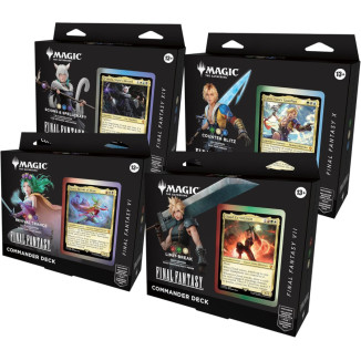 Magic the Gathering Final Fantasy Commander 4-Deck Case