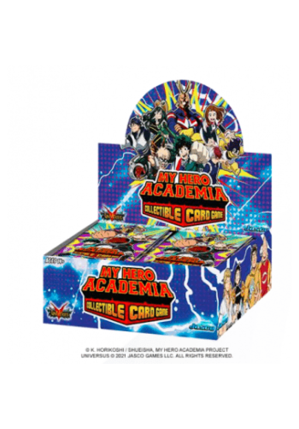 My Hero Academia Juego de Cartas Coleccionable – Caja de Sobres (24 Sobres) – Inglés