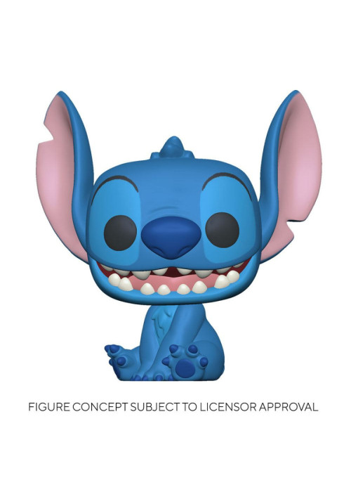 Lilo & Stitch POP! Disney Vinyl Figura Smiling Seated Stitch 9 cm