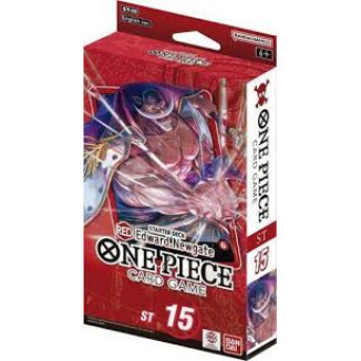 ONE PIECE CARD GAME STARTER DECK ST15 BARBABLANCA ROJO (ENG)