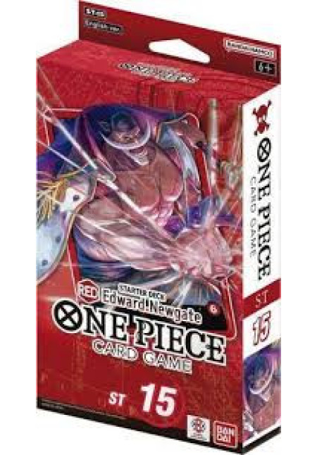 ONE PIECE CARD GAME STARTER DECK ST15 BARBABLANCA ROJO (ENG)