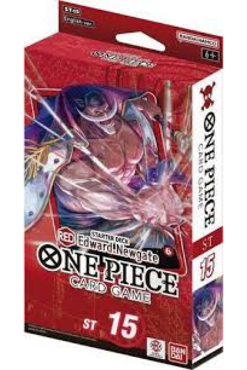 ONE PIECE CARD GAME STARTER DECK ST15 BARBABLANCA ROJO (ENG)