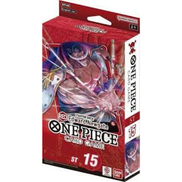 ONE PIECE CARD GAME STARTER DECK ST15 BARBABLANCA ROJO (ENG)