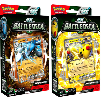 PKM – Lucario and Ampharos EX Battle Deck (EN)