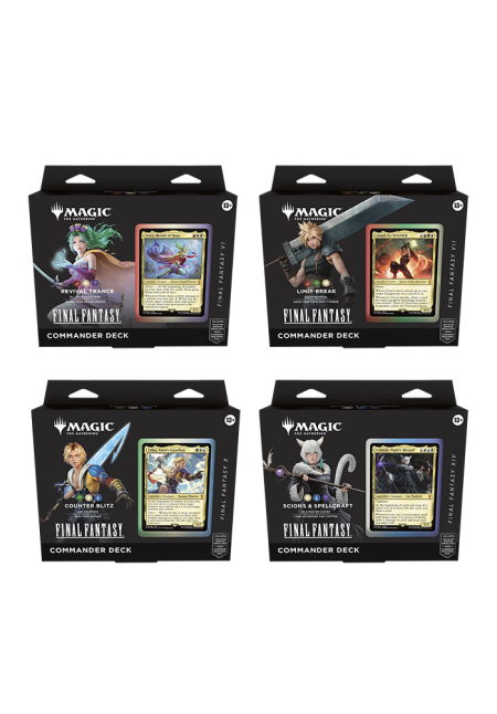 (ENGLISH) Commander Deck Bundle – Final Fantasy – MTG Pack 4