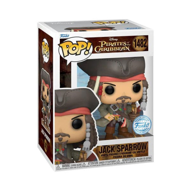 Pirates of the Caribbean Figura POP! Movies Vinyl Jack Sparrow 9 cm