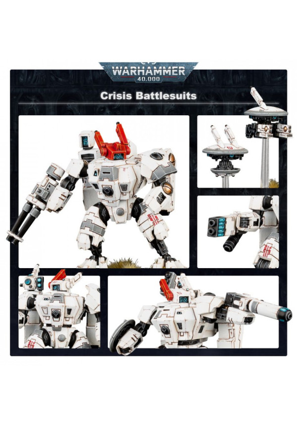 XV8 Crisis Battlesuit Team. Warhammer 40k: Tau Empire
