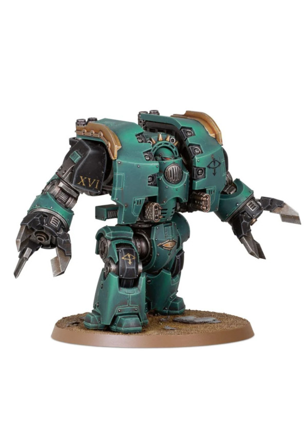 Dreadnought de asedio Leviathan con armas de garra y taladro