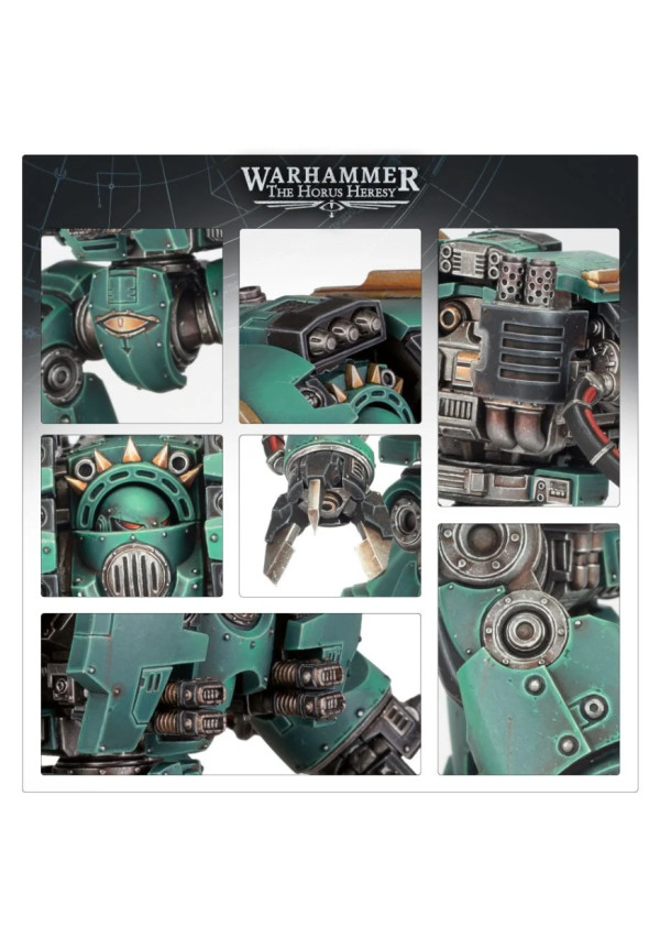 Dreadnought de asedio Leviathan con armas de garra y taladro