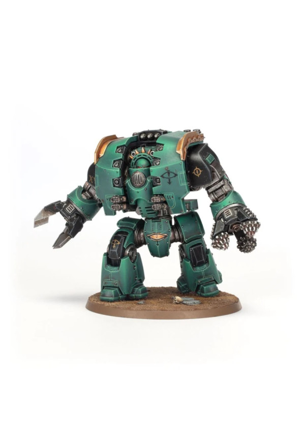 Dreadnought de asedio Leviathan con armas de garra y taladro