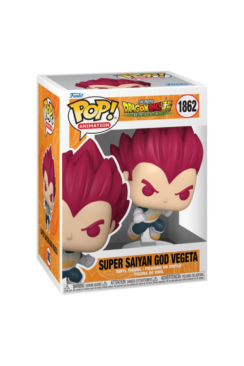 Dragon Ball Super Broly POP! Animation Vinyl Figura SSG Vegeta 9 cm