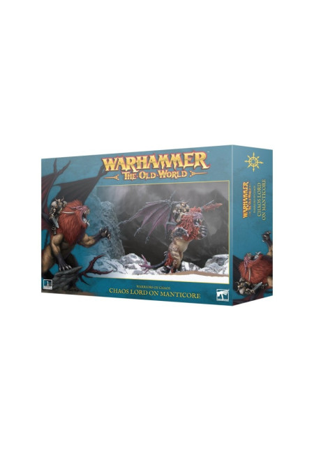 Chaos Lord on Manticore. Warhammer Old World: Warriors of Chaos