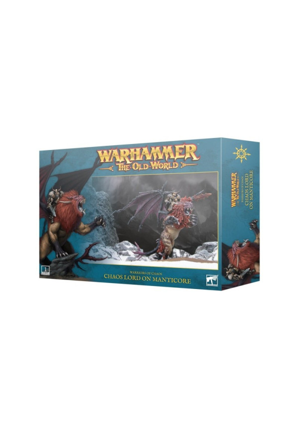 Chaos Lord on Manticore. Warhammer Old World: Warriors of Chaos