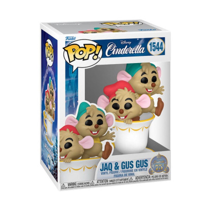 Cinderella 75th Anniversary POP! Disney Vinyl Figura J&G in cup 9 cm