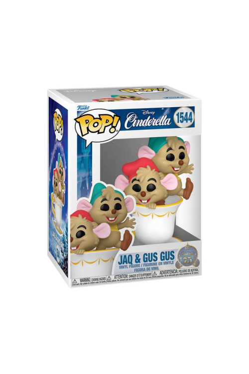 Cinderella 75th Anniversary POP! Disney Vinyl Figura J&G in cup 9 cm