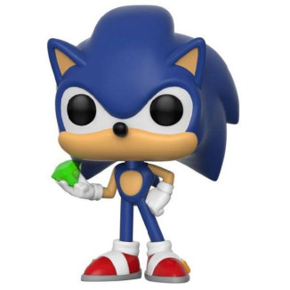 Sonic The Hedgehog POP! Games Vinyl Figura Sonic (Emerald) 9 cm