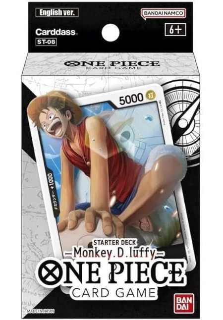 BANDAI ONE PIECE TCG: MONKEY.D.LUFFY STARTER DECK [ST-08]