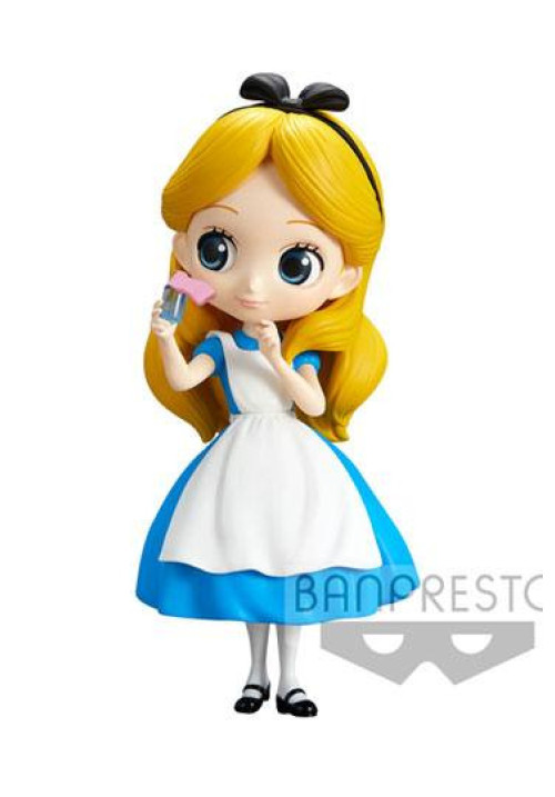 Disney Minifigura Q Posket Alice Thinking Time Normal Color Ver. 14 cm