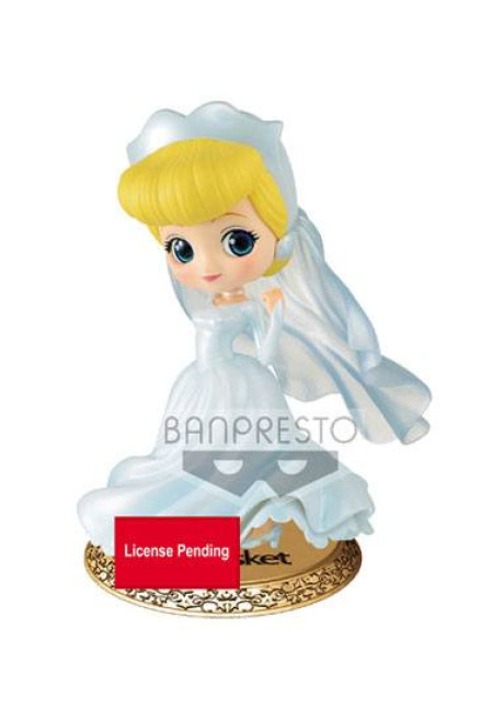 Disney Minifigura Q Posket Cinderella Dreamy Style 14 cm