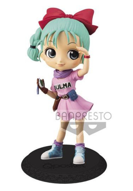 Dragon Ball Z Minifigura Q Posket Bulma Ver. A 14 cm