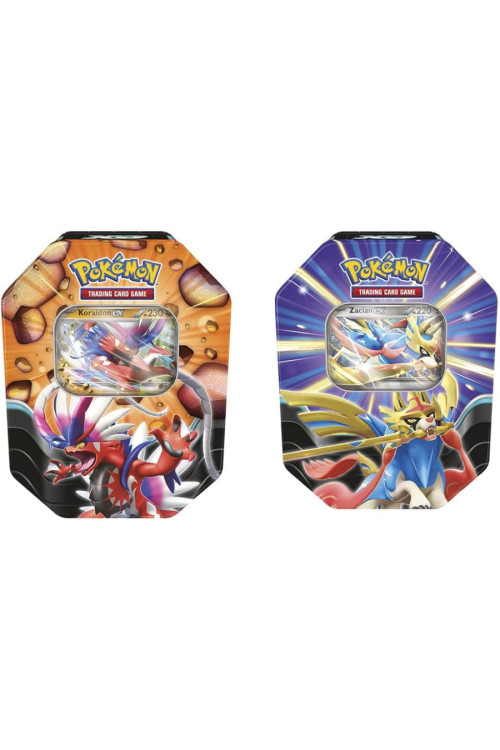 Pokémon TCG - Summer ex Tin Koraidon ex/ Zacian ex (Español)