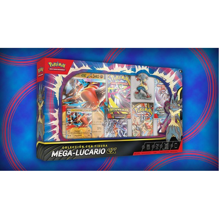 Pokemon TCG Colección Premium Mega-Lucario EX (Español)