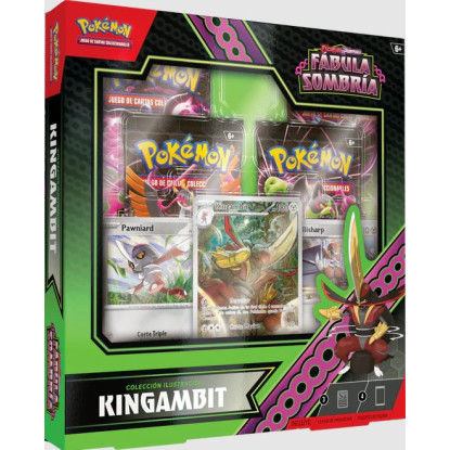 Pokemon TCG: Fábula Sombría. Colección Ilustración Kingambit (ESP)