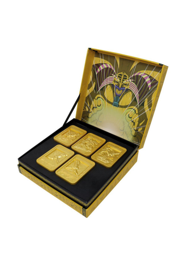 yu gi oh! Barras Exodia the Forbidden One de edición limitada (chapadas en oro)