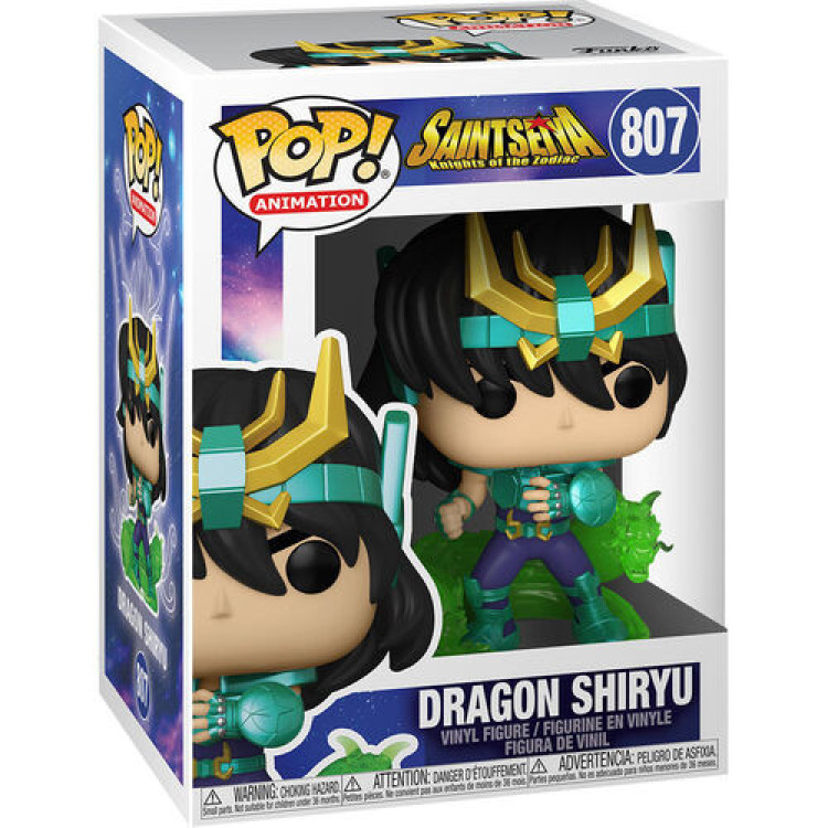 807 Funko POP! Saint Seiya - Dragon Shiryu Vinyl Figure 10cm