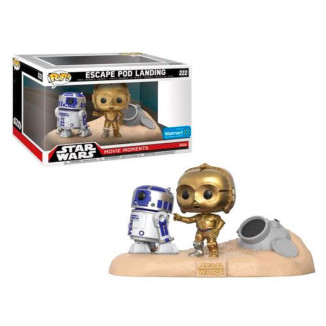 Funko Figura POP! Star Wars R2-D2 & C-3PO Desert Exclusive - 222