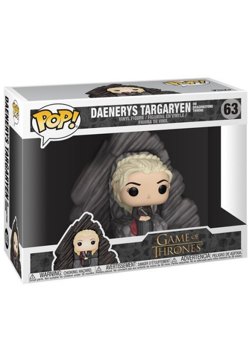 63 Figura POP Juego de Tronos: Daenerys on Dragonstone Throne 15 cm
