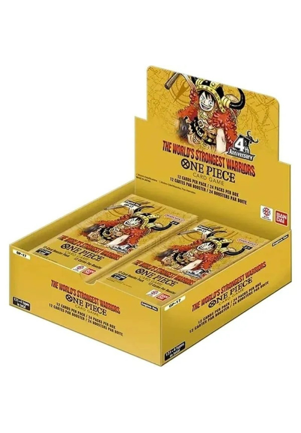 Caja de Sobres The World's Strongest Warriors (OP-17) - One Piece Card Game