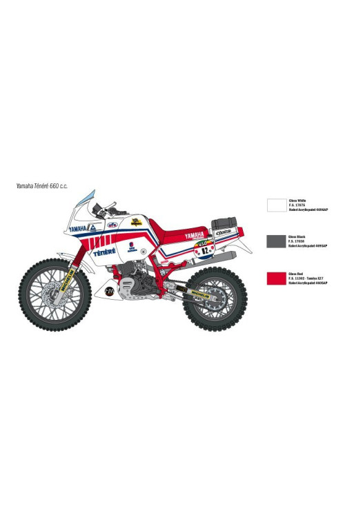 YAMAHA Ténéré 660cc Paris Dakar 1986