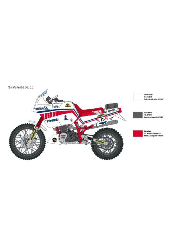 YAMAHA Ténéré 660cc Paris Dakar 1986