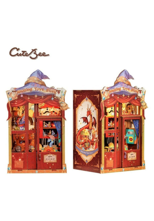 CuteBee Book Nook Amazing Toy Store Maqueta 17x12cm 