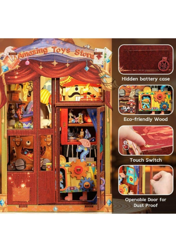 CuteBee Book Nook Amazing Toy Store Maqueta 17x12cm 