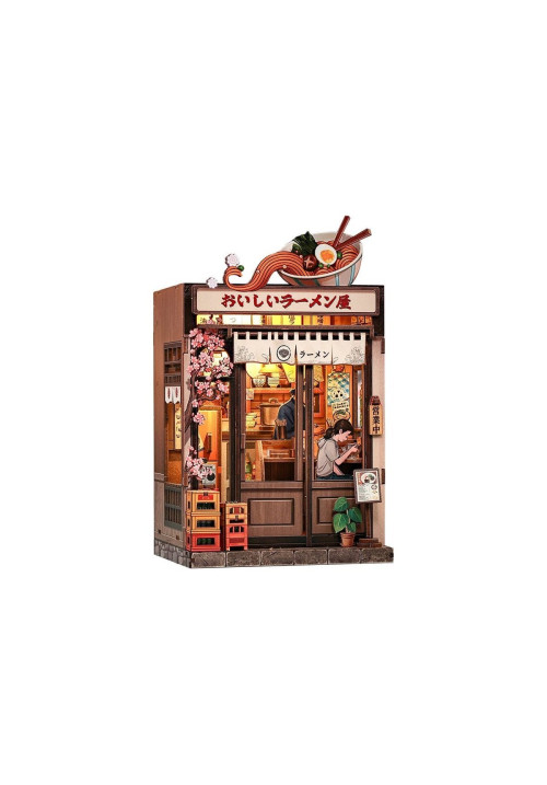 Maquette Book Nook Model Kit Miniature House Oishii Kyoto 22 x 13 cm