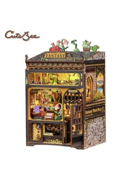 MINIATURE HOUSE - DIY - Fantacy Plant Shop - 146pc + LED Light