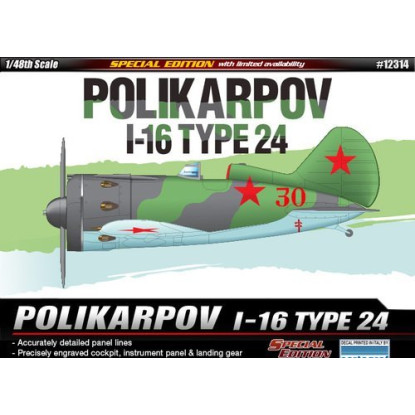 Academy 12314 Polikarpov I-16 type 24 limited