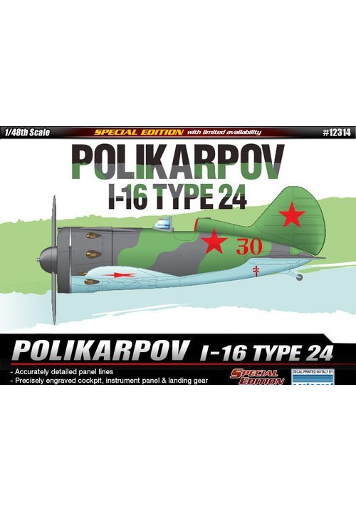 Academy 12314 Polikarpov I-16 type 24 limited