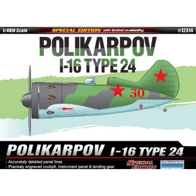 Academy 12314 Polikarpov I-16 type 24 limited
