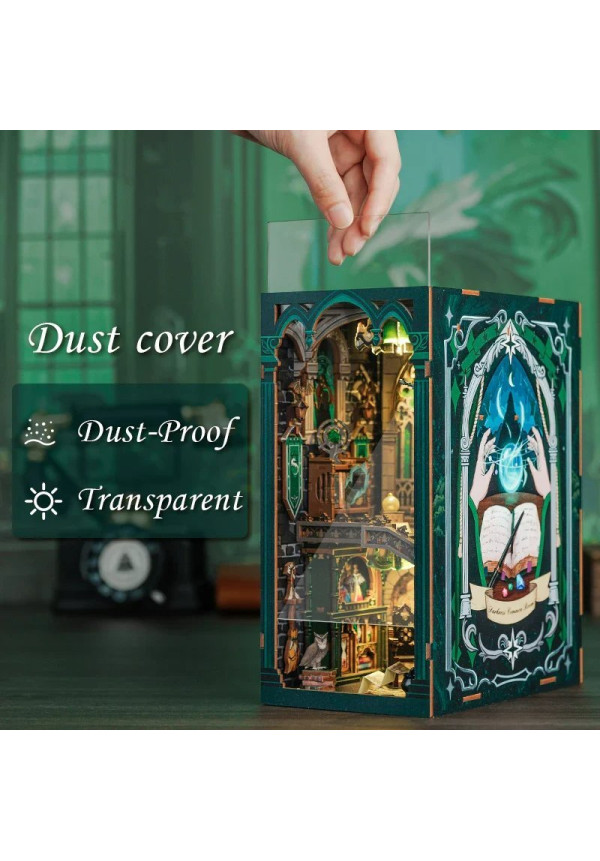 BOOK NOOK KIT - DIY - Darkness Common Room - 150pc + LED Light