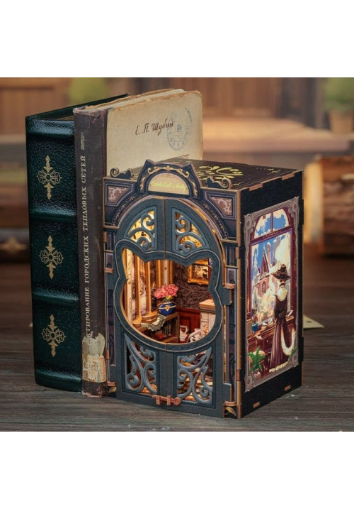 Maqueta Sujeta Libros Count Cat's Study