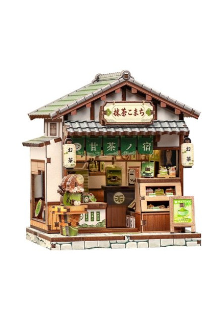 Cutebee Mini Store Series Kyoto Matcha Cottage con 128 piezas Cutebee Mini Store Series Kyoto Matcha Cottage con 128 piezas