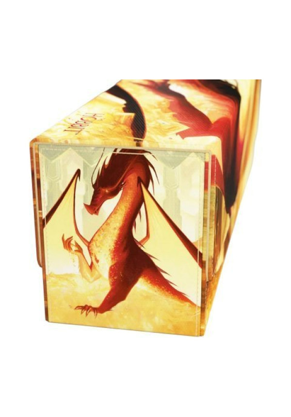 Gamegenic Magic: The Gathering - Dungeon S 550+ Convertible Deckbox: The Hobbit - Smaug, the Golden